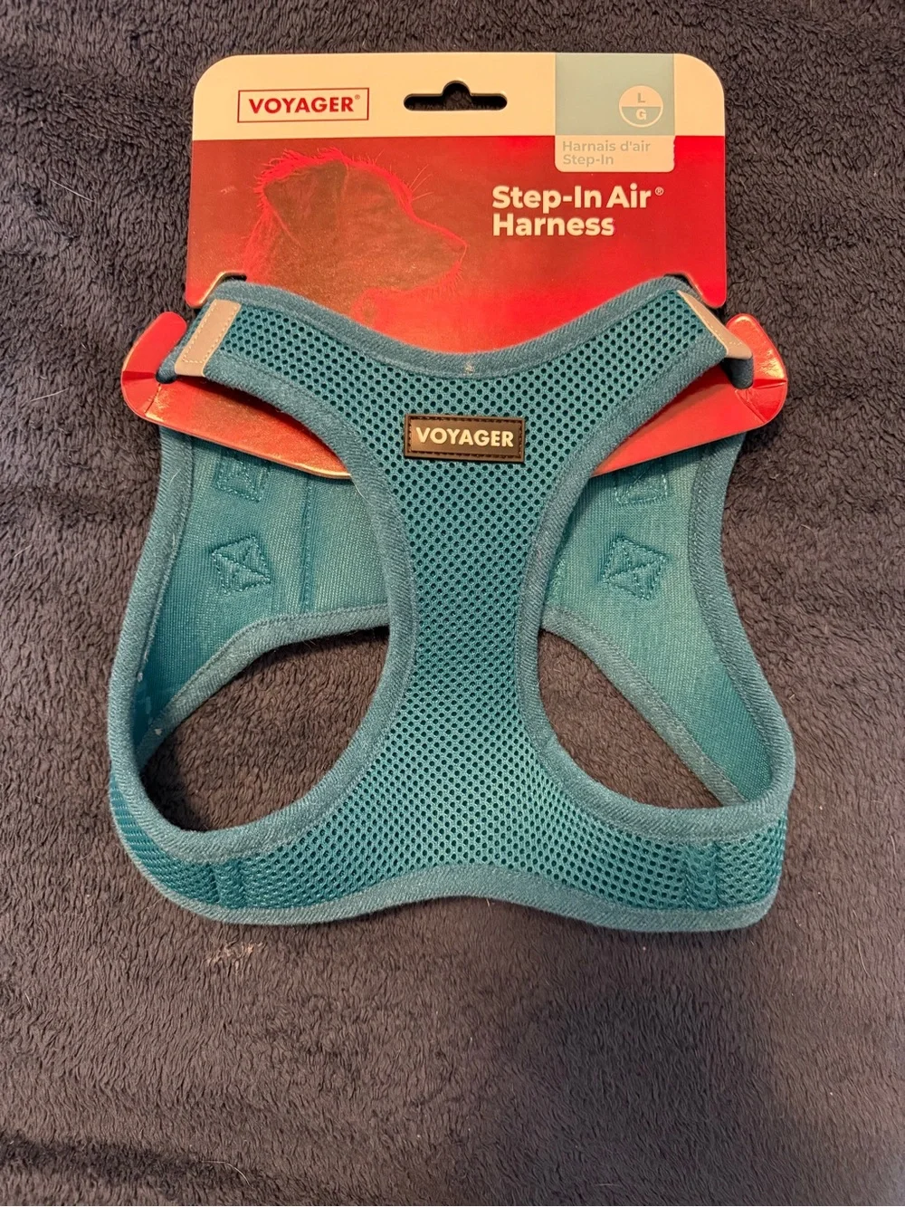 Voyager Teal Mesh Dog Harness
